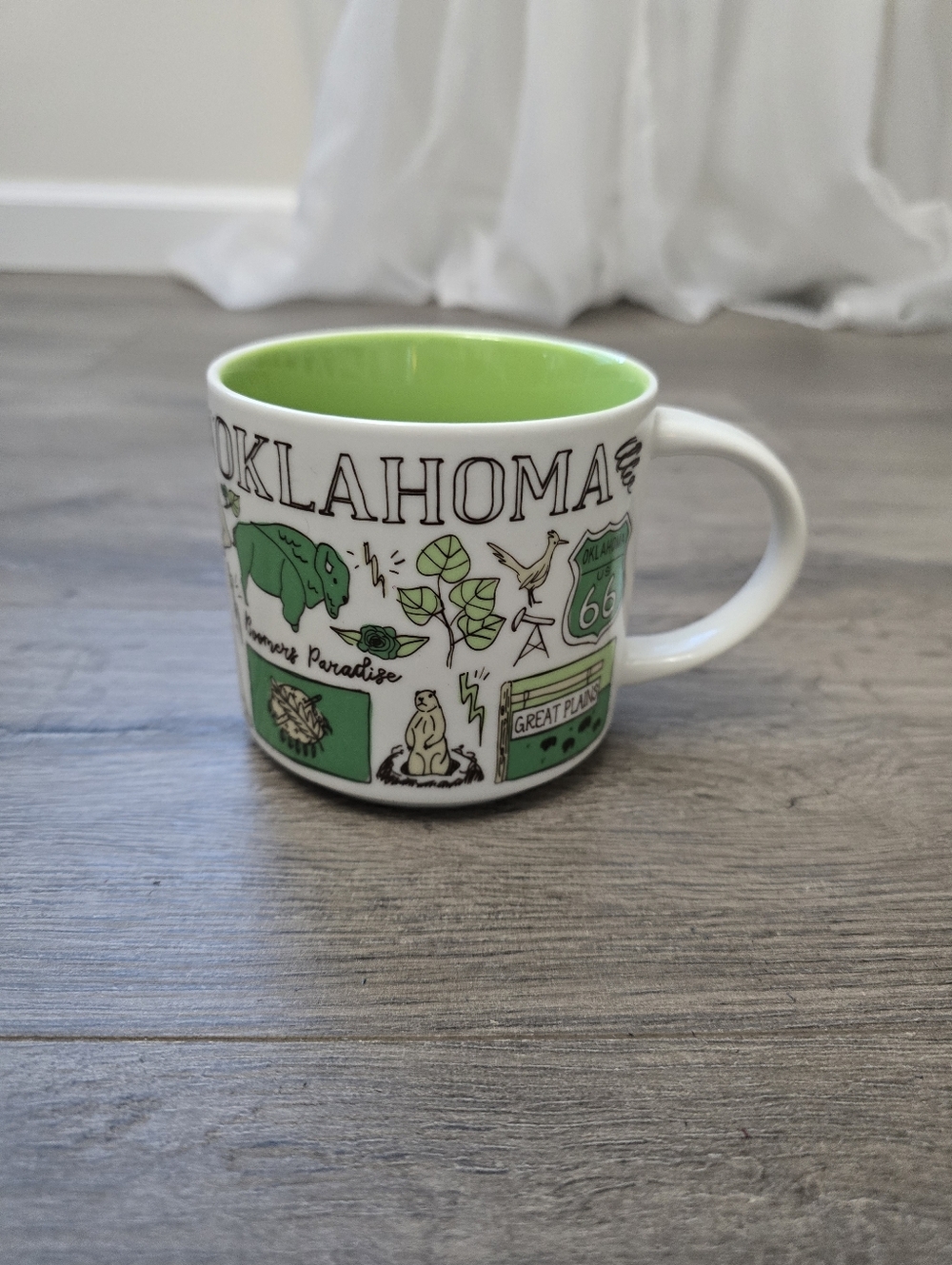 Starbucks Oklahoma "Been There" Series Ceramic Coffee Mug 14 Oz